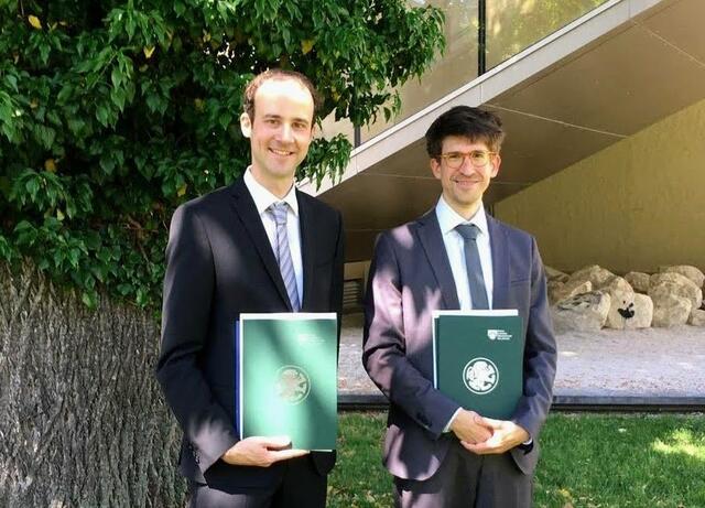 Georg Zimmermann und Harald Gschwandtner.  | Foto: Gottwald