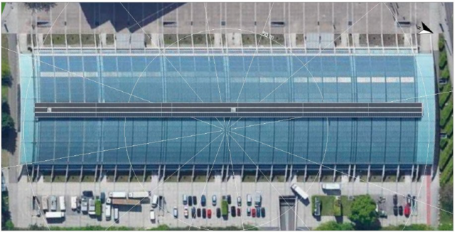 So soll das Solardach am Design Center Linz aussehen. | Foto: Stadt Linz