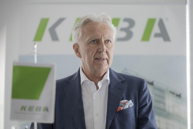 Auch in der Krise auf Wachstumskurs: KEBA CEO Gerhard Luftensteiner. | Foto: KEBA AG/APA-Fotoservice/Hartl