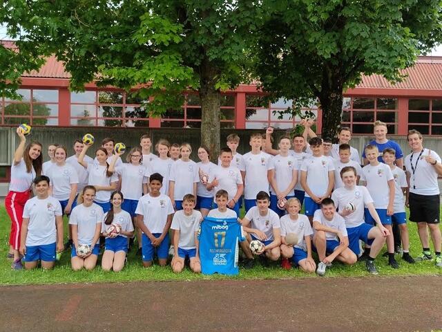 3a und 4a mit Dominik Ascherbauer (hinterste Reihe, 2. von rechts) | Foto: MS 2 Haid