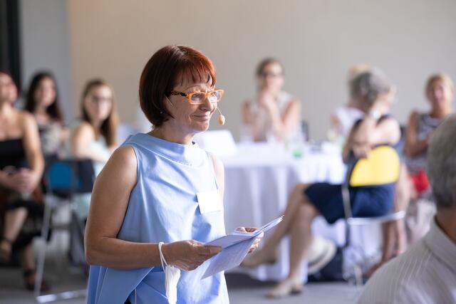 Führte durch die Gala: Rainbows-Geschäftsführerin Dagmar Bojdunyk-Rack | Foto: schubiduquartet.com