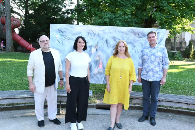 Fritz Rafetseder, Nadja Koger, Angela Andorrer und Werner Krammer. | Foto: Stadt WY