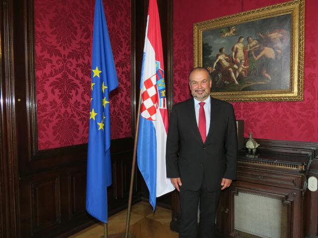 Kroatiens Botschafter Daniel Glunčić sieht das Leben in Wien als Geschenk.