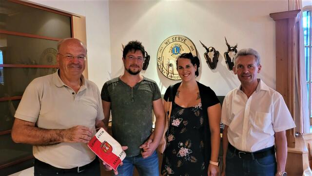 Christian Struber, Andreas und Carina Kreuzhuber, Dietmar Haslauer.