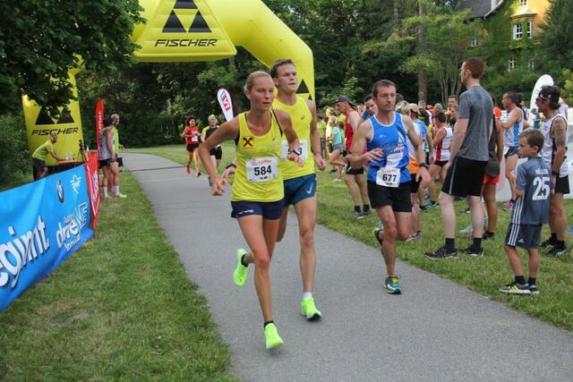 Das Ehepaar Stöckl-Moser ist Seriensieger beim Lauf im Rieder Stadtpark. | Foto: LG Innviertel