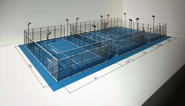 Der Platzplan des Padelcenters Wörthersee | Foto: KK