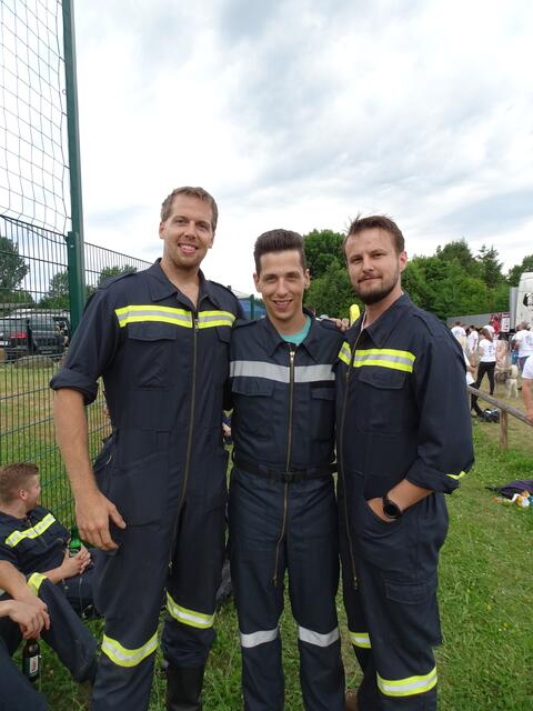 Feuerwehr Spratzern. Peter Schlaffer, Hannes Weichhart und Manuel Schlaffer