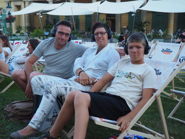 Markus, Marietta und Jonas freuten sich auf den König der Löwen.