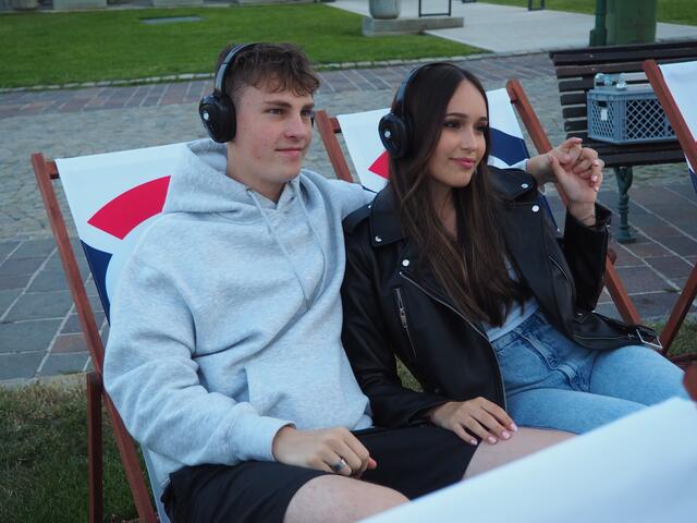 Romantisch war es während dem Film zwischen Nicolas und Lisa.