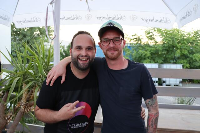 Manuel Babes und DJ Chris Blüm | Foto: Sandra Koeune