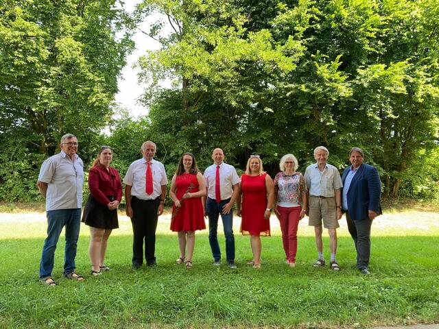 Das Team der SPÖ Wildon mit der neuen Ortsparteivorsitzenden Gemeinderätin Andra Potocean (4.v.l.) | Foto: SPÖ