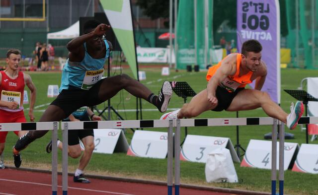 Lorenz Ursprunger siegt über 110m Hürden. | Foto: ÖLV 