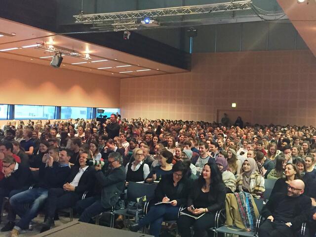 Volles Haus: Das war die Stadthalle bei der WOCHE-Diskussion zur Gemeinderatswahl im Jahr 2017. | Foto: WOCHE