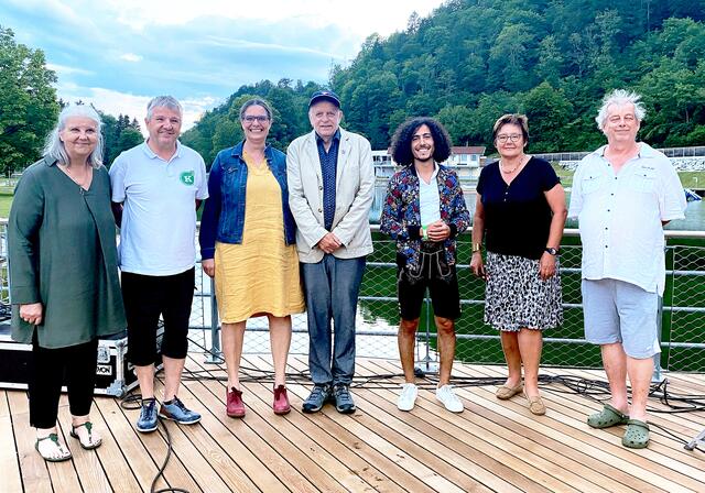 Andrea Braunendal (K3), Gottfried Reyer (K3), Vbgm. Johanna Tentschert, Kurt Palm, Omar Khir Alanam, GR Martina Auer, Andreas Braunendal (K3) | Foto: Braunendal