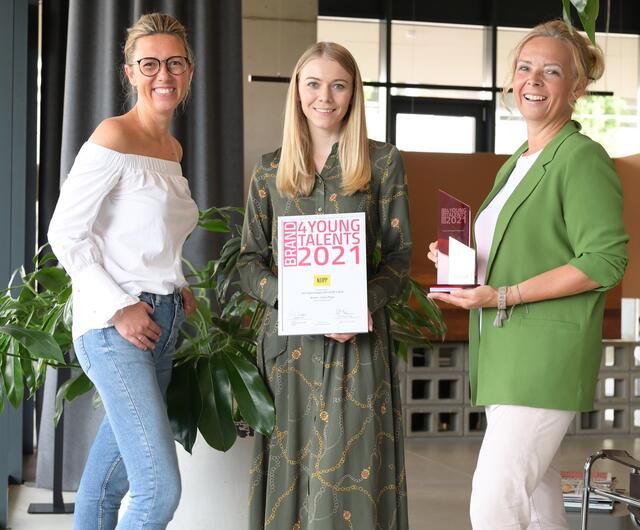 V. l.: Ilona Preinfalk (upart), Verena Gnigler (upart), Petra Haudum (KLIPP). | Foto: upart