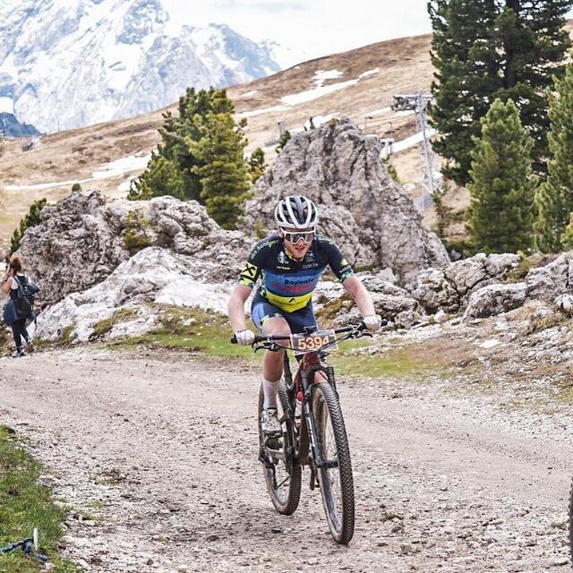 Durch die Dolomiten ging's aür Lucas Stöckl. | Foto: privat