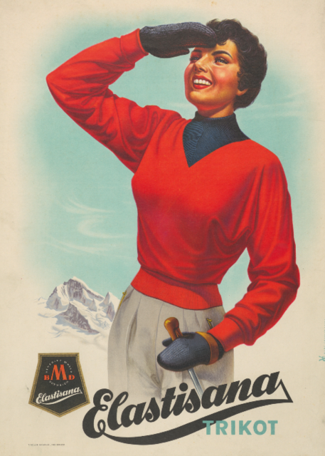 Schaufenstersteher Elastisana-Trikot, um 1953. | Foto: Wirtschaftsarchiv Vorarlberg