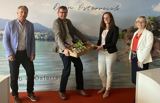 Michael Spechtenhauser, Hans Wieser, Lisa Weddig und Gundi Schirlbauer. | Foto: ÖW