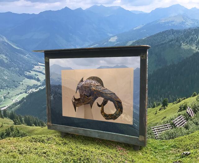 Aus der Lawinengalerie ist ein modernes Kunstwerk entstanden. | Foto: Riesneralm