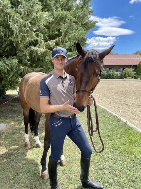 Florian Bacher mit Fidertraum  | Foto: Michalka