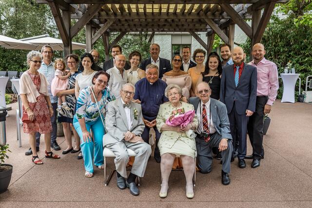 Gestern, 30. Juni, wurde der 70. Hochzeitstag gebührend gefeiert. | Foto: Stephan Doleschal