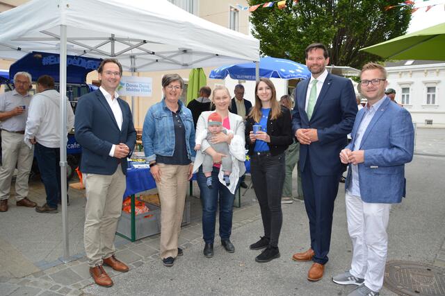 Andreas Minnich, Christine Lechner, Eva-Maria Himmelbauer, Claudia Pfeffer, Lukas Mandl und Erich Stubenvoll