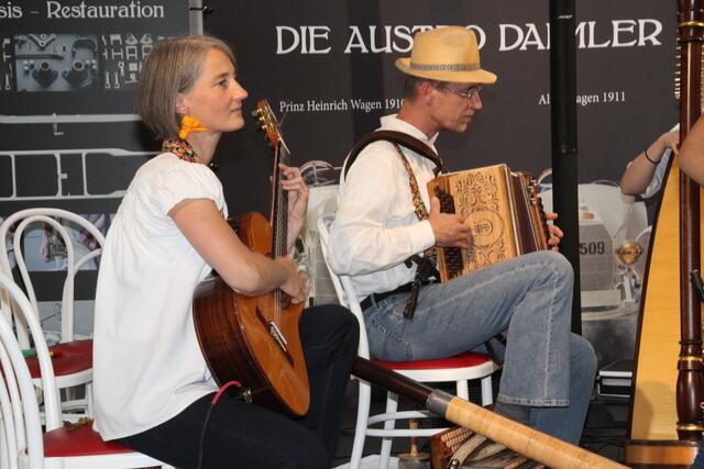 Lebendige und spritzige Musik: Evelyn und Hubert Brunauer.