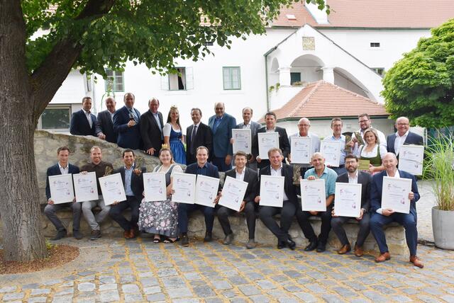 Die Landessieger der heurigen Weinprämierung | Foto: LWK Burgenland/Kaiser