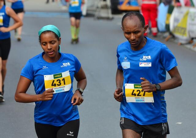 Laufehepaar Leyla Reshed und Endris Seid