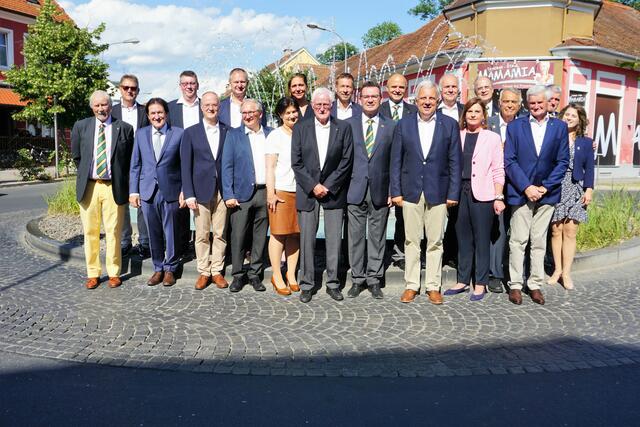 Die Mitglieder des Rotary Clubs Fürstenfeld mit Präsident Werner Gutzwar und Past-Präsident Hans-Peter Reisinger. | Foto: WOCHE