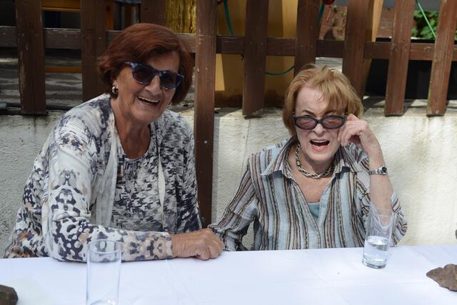 GR Susanne Passet mit Schauspielerin Felicitas Ruhm.