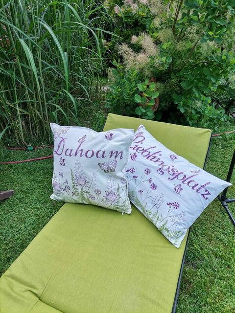 Pause von der Gartenarbeit | Foto: Familie Strass