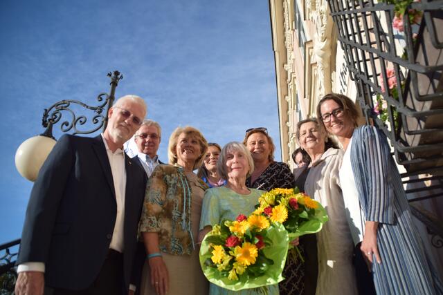 Gegenseitige Unterstützung: Vertreter der Soroptimistinnen, der Rotarier und der Lions Klosterneuburg.