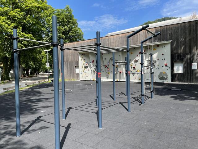 Bewegungsangebote sollen in allen Stadtteilen sichtbarer werden, so wie hier die neugebaute Anlage im Volksgarten. | Foto: Lisa Gold