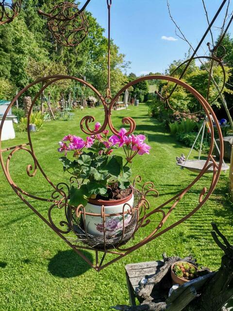 Im wunderrschönen Garten der Familie Strass kann man gar nicht genug schauen! | Foto: Familie Strass