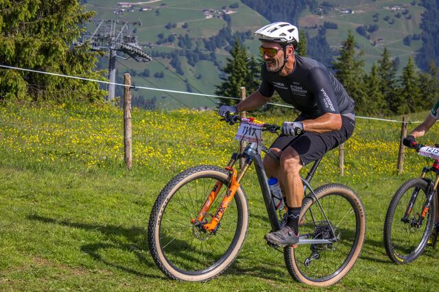 Kurt Exenberger aus dem KitzAlpBike OK-Team stand ebenfalls am Start. | Foto: Veranstalter