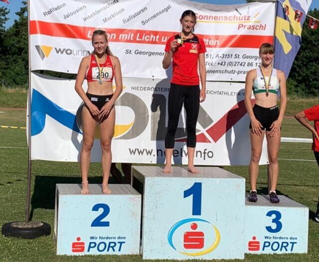 Nicole Prauchner auf Platz 1. | Foto: LC Neufurth