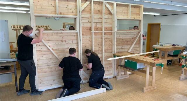 Die einzelnen Teile wurden in der Werkstätte gefertigt. | Foto: PTS Mittersill