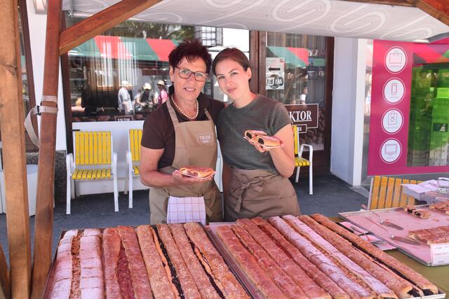 Heuer gab's auch einen "take-away" für die Strudel-Spezialitäten. | Foto: Lair