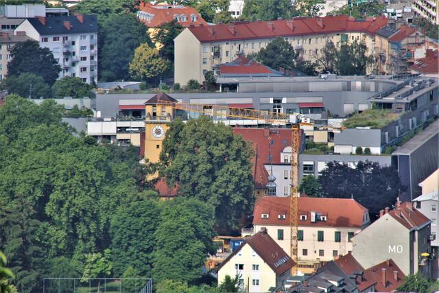 Baustelle beim Volksgarten