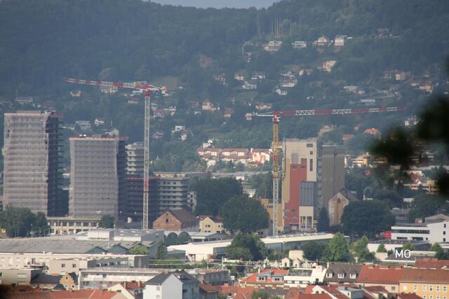 Baukran in Graz