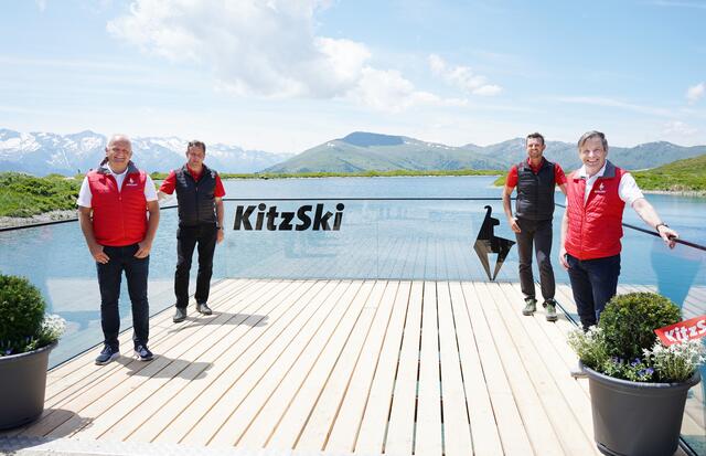Christian Wörister (Vorstand BAG), Andreas Hochwimmer (Betriebsleiter Resterhöhe), Florian Wörgetter (Techn. Leiter BAG), Anton Bodner (Vorstandsvorsitzender BAG). | Foto: E. Laiminger
