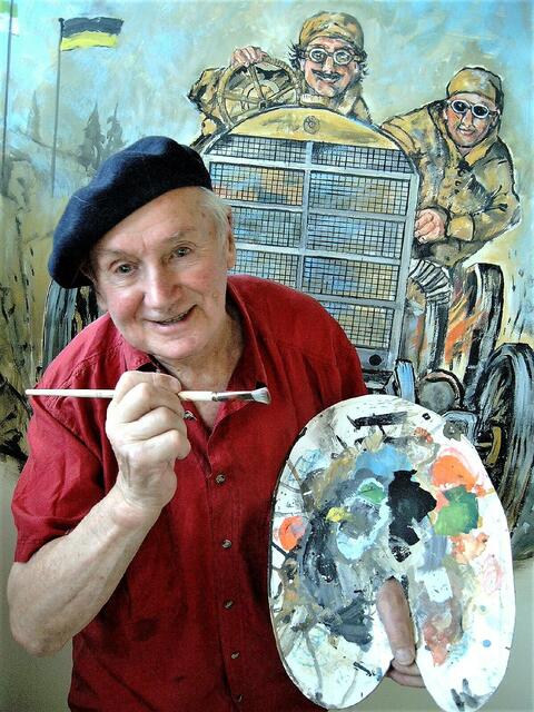 Bilder des verstorbenen Künstlers Hans Stix sind im Ghegamuseum zu bewundern. | Foto: RAXmedia