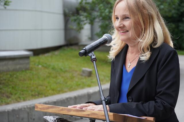 Eva Weissenbacher von der Kunsthilfe Salzburg