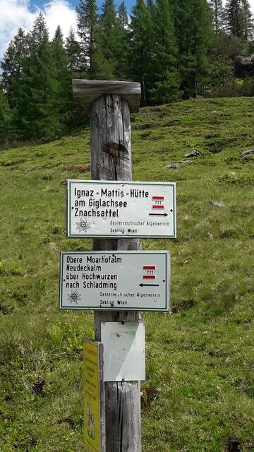 man kann Richtung Lungau oder Richtung Schladming weiterwandern... | Foto: I.Wozonig