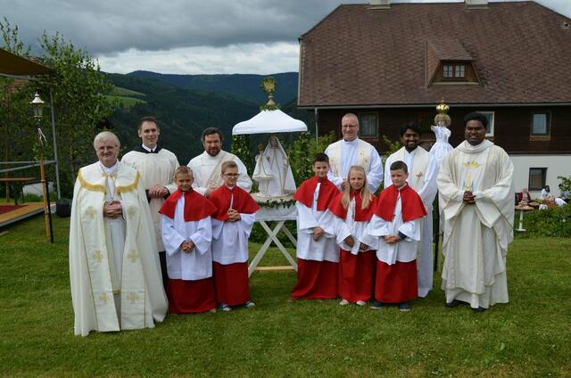 Das Fest zu Maria Heimsuchung wurde bei der Zöhrerkapelle in Reichenfels gebührend gefeiert. | Foto: Pfarre Reichenfels