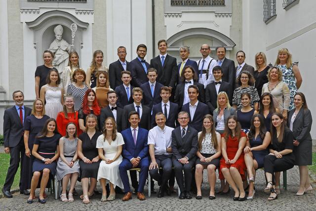 8A-Klasse des Stiftsgymnasiums Schlierbach | Foto: Josef Reiter