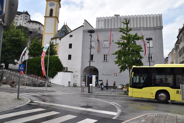 Der Obere Stadtplatz wird zur Begegnungszone.  | Foto: Barbara Fluckinger