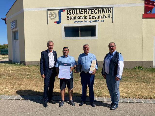 Seit 30 Jahren überzeugt die Isoliertechnik Stankovic GmbH mit Qualität. | Foto: Wirtschaftskammer Burgenland