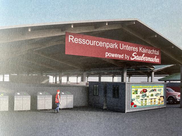 So soll der neue Ressourcenpark ab Jänner 2022 aussehen. | Foto: KK